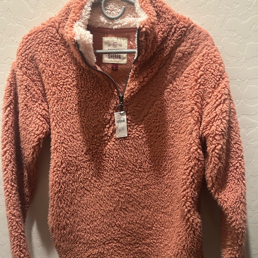 Rose Cowl Neck Sweater with Plush Texture